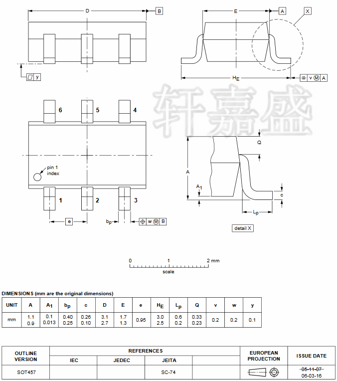 封装详细图(ip4234cz6)