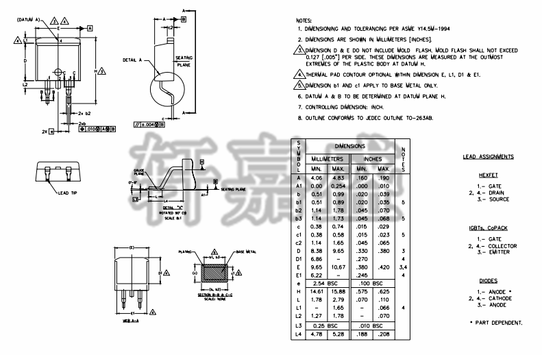 irfs3607 封装说明