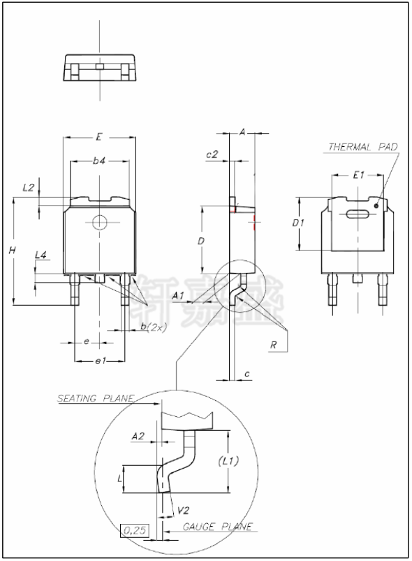 stps8l30b-tr 30v8a to252 低压功率肖特基整流器 st意法 二极管