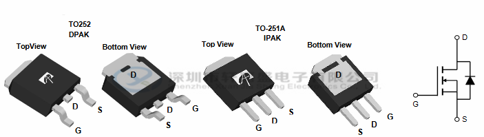 aod482 aos/万代 to-252 100v/32a pdf资料 功率mos管 场效应管