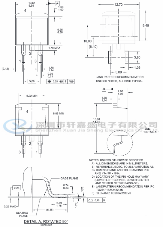 FQB8N60C的概述: 这些N沟道增强型功率场效应晶体管 使用飞兆半导体专有的平面条纹DMOS技术生产。 这种先进的技术特别适合于最小化导通电阻, 提供卓越的开关性能,并能承受雪崩和换向模式下的高能量脉冲。 这些器件非常适用于高效开关电源, 有源功率因数校正,基于半桥拓扑的电子镇流器。 FQB8N60C的特征: •7.